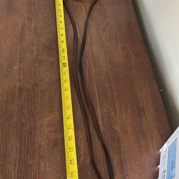 Vintage Brown Leather Crossbody or Large Clutch Excellent Condition - Picture 4 of 5